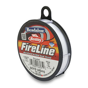 Beadalon filo infilaperle Fireline 0.13mm bianco