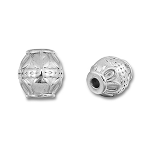 Perline in acciaio inossidabile argento