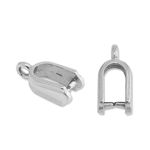 Componenti in acciaio inossidabile gancio per pendente argento