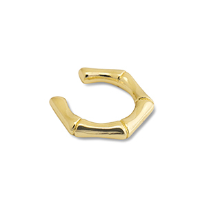 Orecchini in acciaio inossidabile ear cuff oro