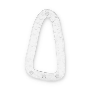 Ciondoli di metallo DQ Eco-brass&reg; distanziatore argento antico (privo di nichel)