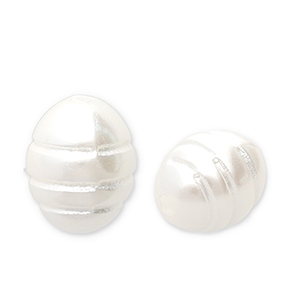 Imitazione di perle d'acqua dolce chicco di riso bianco