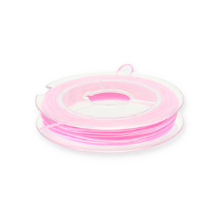 Filo infilaperle elastico 0.8mm rosa