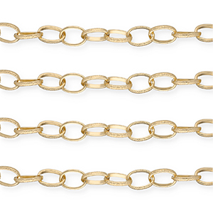 Componenti in alluminio catena a rol&ograve; anchor oro