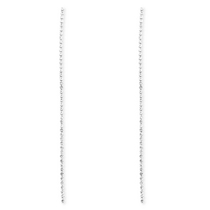 Metallo TQ in ottone orecchini con strass argento-cristallo