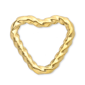 Componenti in acciaio inossidabile distanziatore cuore oro