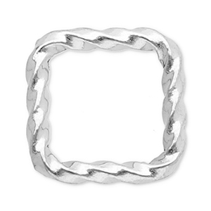 Componenti in acciaio inossidabile distanziatore quadrato argento