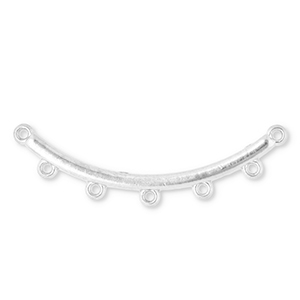 Componenti in acciaio inossidabile distanziatore arco con 5 anellini argento