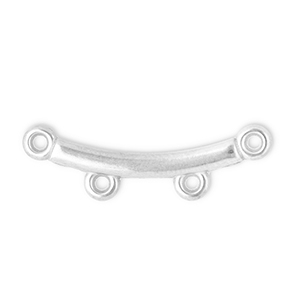 Componenti in acciaio inossidabile distanziatore arco con 2 anellini argento