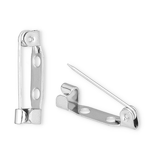 Componenti in acciaio inossidabile supporto per spilla/broche argento