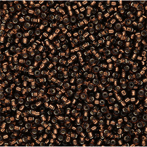 Rocailles Miyuki 15/0 Dk Topaz Silver Lined 15-0005