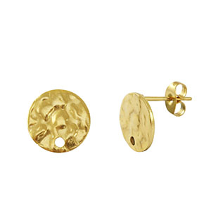 Orecchini in acciaio inossidabile oro