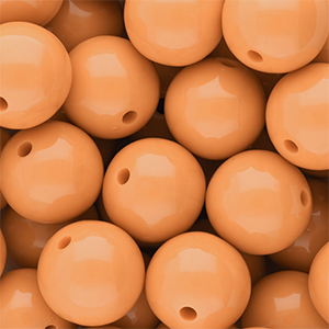 DQ Perline in acrilico 18 mm lucido Chamois 15-1145 TCX