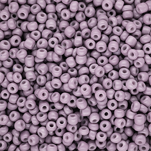 Perline di vetro rocailles 8/0 (3mm) viola malva polvere