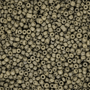 Perline di vetro rocailles 12/0 (2mm) kaki