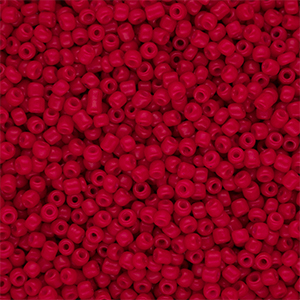 Perline di vetro rocailles 12/0 (2mm) rosso