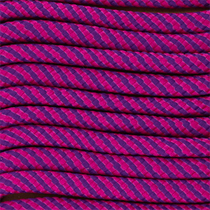 Paracord alla moda 6mm viola-rosa magenta