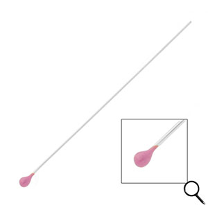 BY31&reg; Componenti in acciaio inossidabile chiodini a testa pallina 70mm argento-viola lavanda