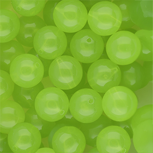 DQ&reg; Perline in acrilico 14 mm lucido verde chiaro