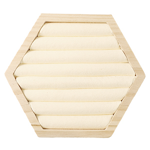 Espositore per bigiotteria per anelli natural-beige