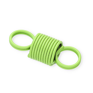 Componenti colorati connettore a molla a spirale verde
