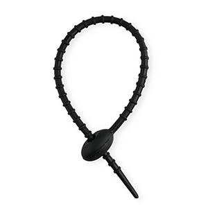 Componenti colorati fascetta in silicone nero