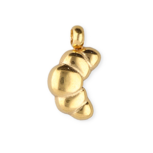 BY31&reg; Ciondoli in acciaio inossidabile croissant oro