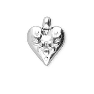 BY31&reg; Ciondoli in acciaio inossidabile cuore oro