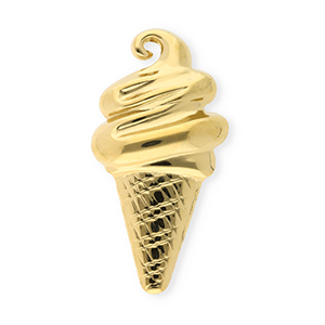 Broches accattivanti in acciaio inossidabile ghiacciolo oro