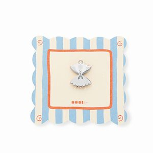 BY31&reg; Ciondoli in ottone Eco-brass pasta farfalle argento