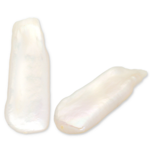 TQ Perle di acqua dolce barocche bianco naturale