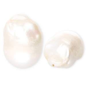 TQ Perle di acqua dolce irregolare bianco naturale