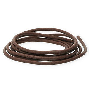 Pelle DQ 2mm tubolare marrone