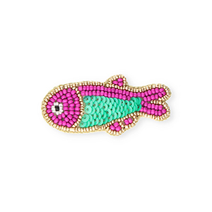 Spille pesce oro-viola magenta-verde oceano