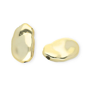 Perline in acrilico irregolare oro