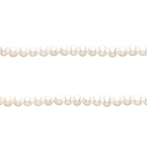 TQ Perle di acqua dolce tonda 4 mm bianco naturale