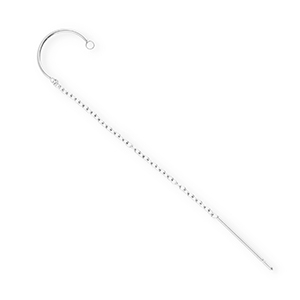BY31&reg; Componenti in acciaio inossidabile orecchini con anellino argento