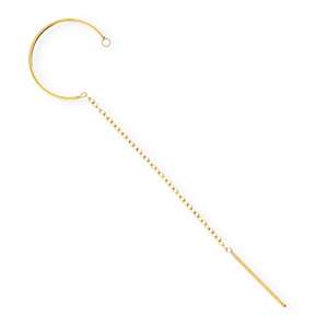 BY31&reg; Componenti in acciaio inossidabile orecchini con anellino oro