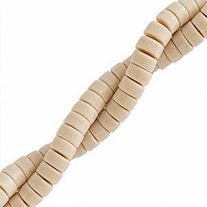 Perline in pietra naturale rondella 4mm marmo beige