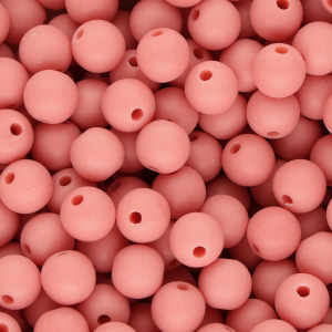 DQ Perline in acrilico 10 mm rosso corallo