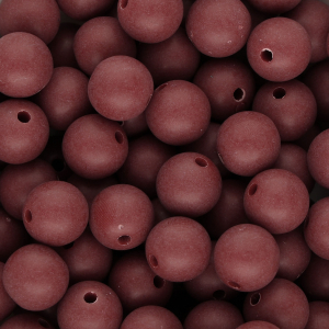 DQ Perline in acrilico 12 mm rosso bordeaux