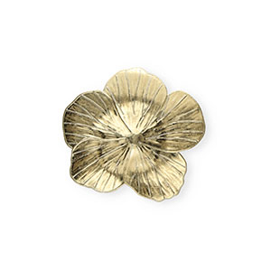 Ciondoli accattivanti a fiore Oro
