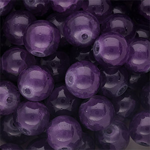 Perline di vetro 10mm viola