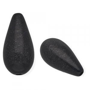 Perline Super Polaris Elements goccia lucida nero