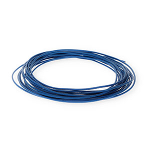 Pelle 1,5mm tubolare blu scuro