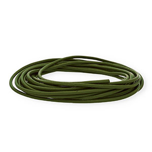 Pelle 3mm tubolare verde
