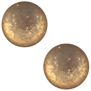 Cabochon Polaris 12mm Paipolas opaco grigio beige delicato