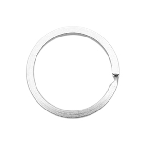 Anellini bris&eacute; 25 mm argento antico