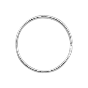 Anellini bris&eacute; 24 mm argento antico