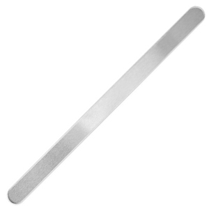 ImpressArt strisce per stampaggio per bracciali 15 cmx10mm alluminio argento